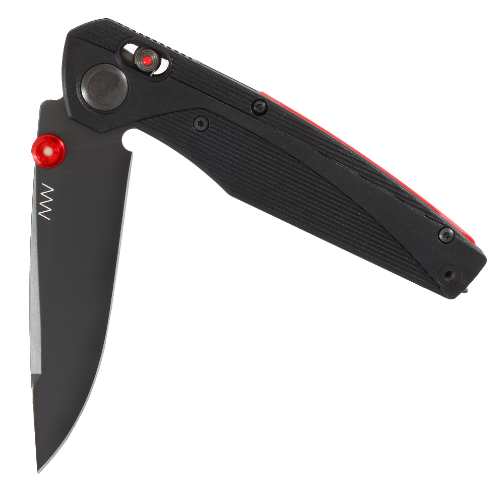 ANV Knives Einhandmesser A100 Sleipner Stahl schwarz inkl. Grtelclip Bild 3