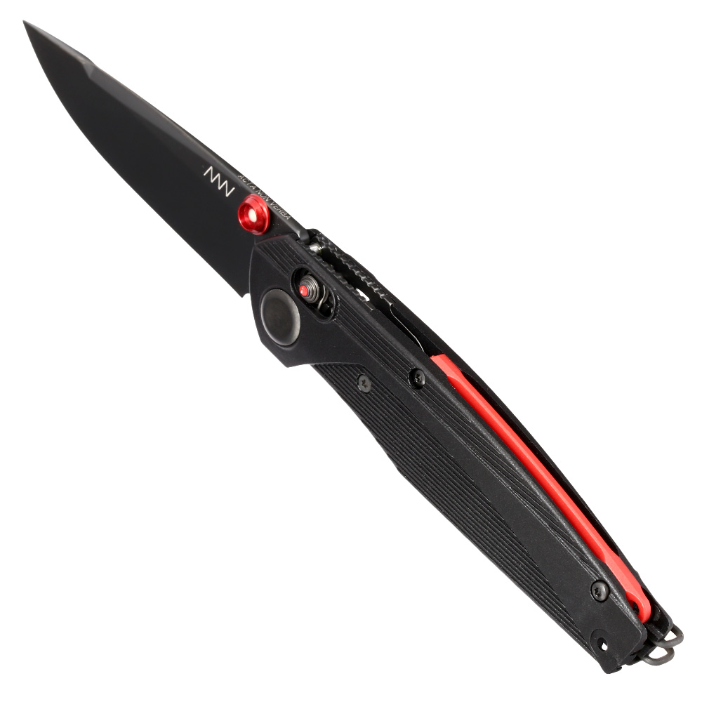 ANV Knives Einhandmesser A100 Sleipner Stahl schwarz inkl. Grtelclip Bild 6
