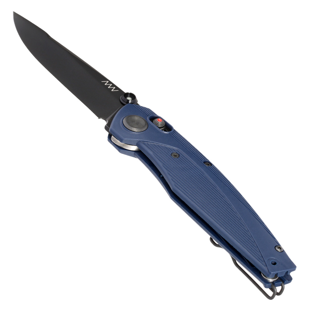 ANV Knives Einhandmesser A100 Sleipner Stahl blau inkl. Grtelclip Bild 2