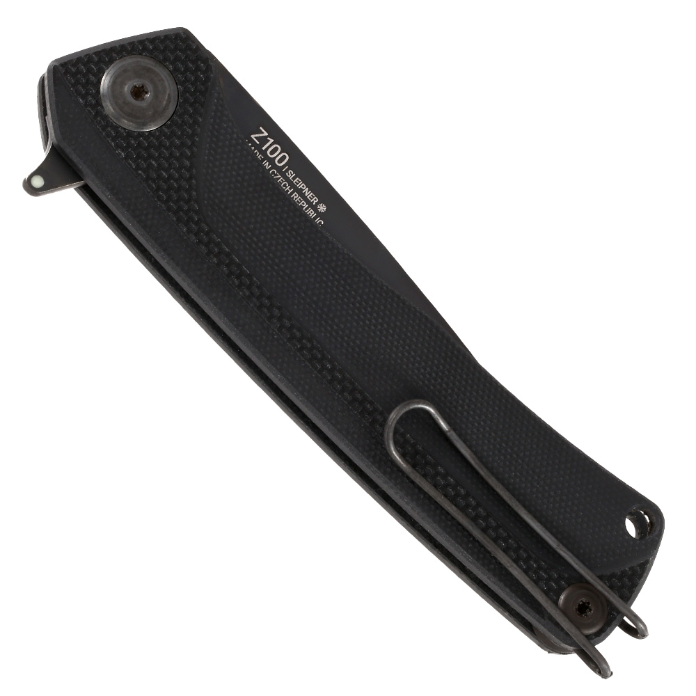 ANV Knives Einhandmesser Z100 G10 Sleipner Stahl schwarz inkl. Grtelclip Bild 5