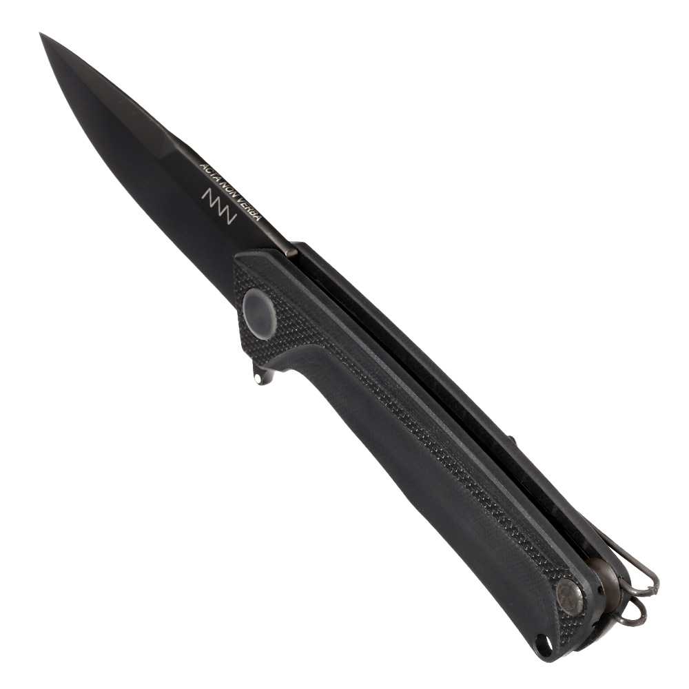 ANV Knives Einhandmesser Z100 G10 Sleipner Stahl schwarz inkl. Grtelclip Bild 6