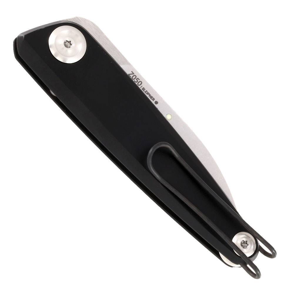 ANV Knives Taschenmesser Z050 Sleipner Stahl schwarz/stonewash inkl. Grtelclip Bild 5