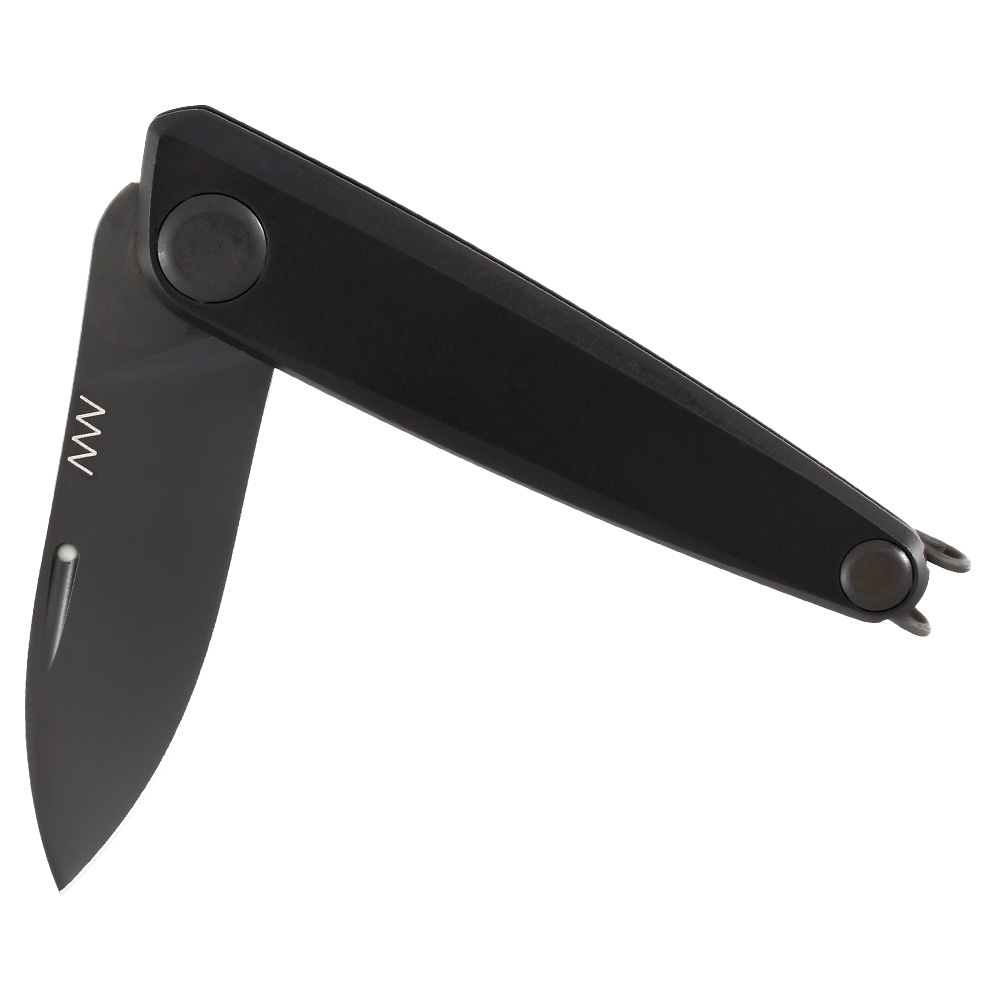 ANV Knives Taschenmesser Z050 Sleipner Stahl schwarz inkl. Grtelclip Bild 3