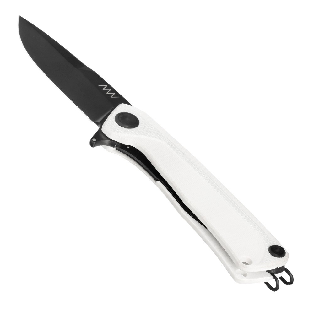 ANV Knives Einhandmesser Z100 BB G10 Sleipner Stahl wei inkl. Grtelclip Bild 2