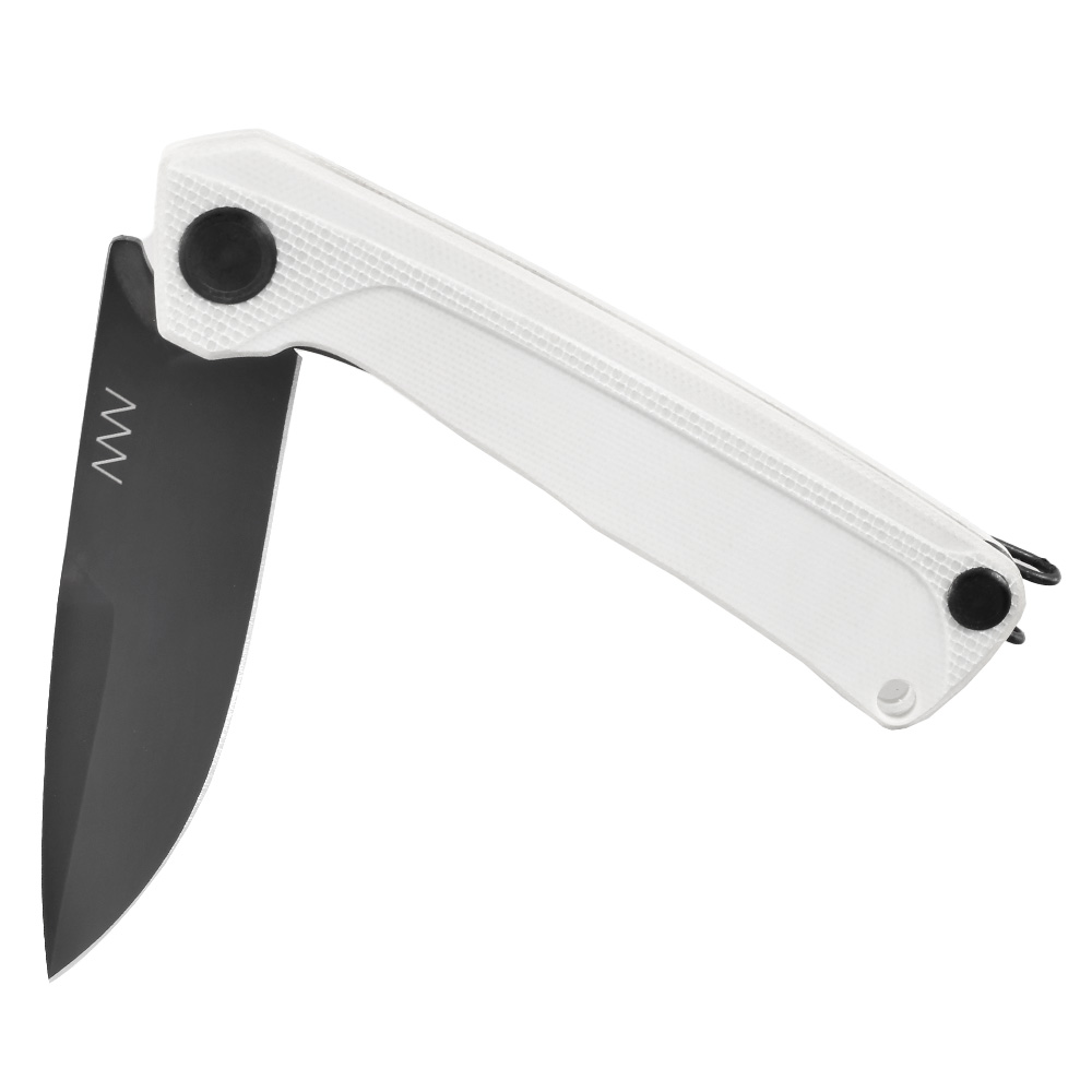 ANV Knives Einhandmesser Z100 BB G10 Sleipner Stahl wei inkl. Grtelclip Bild 3