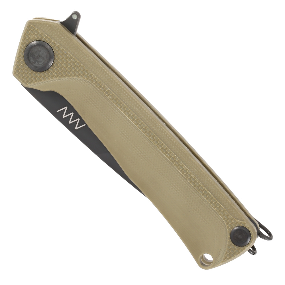 ANV Knives Einhandmesser Z100 G10 Sleipner Stahl oliv inkl. Grtelclip Bild 4