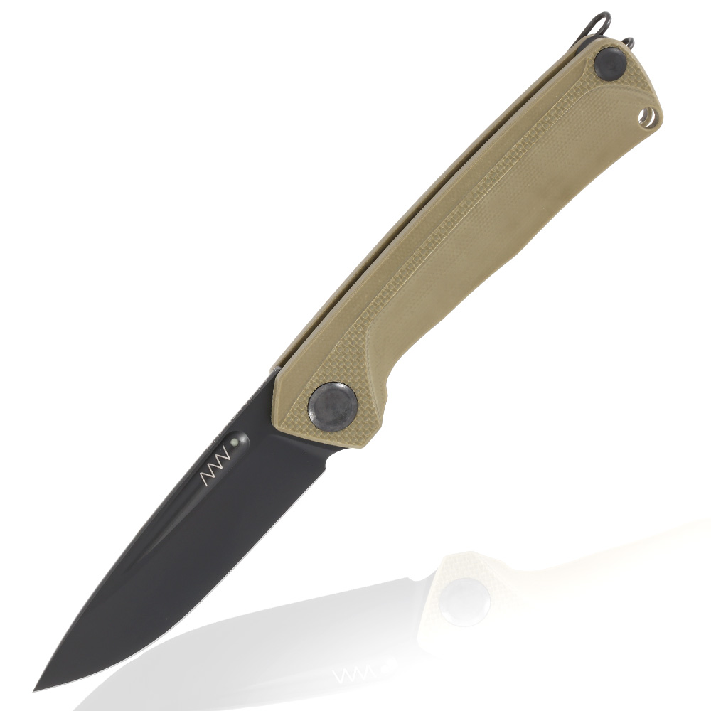 ANV Knives Taschenmesser Z200 G10 Sleipner Stahl oliv inkl. Grtelclip