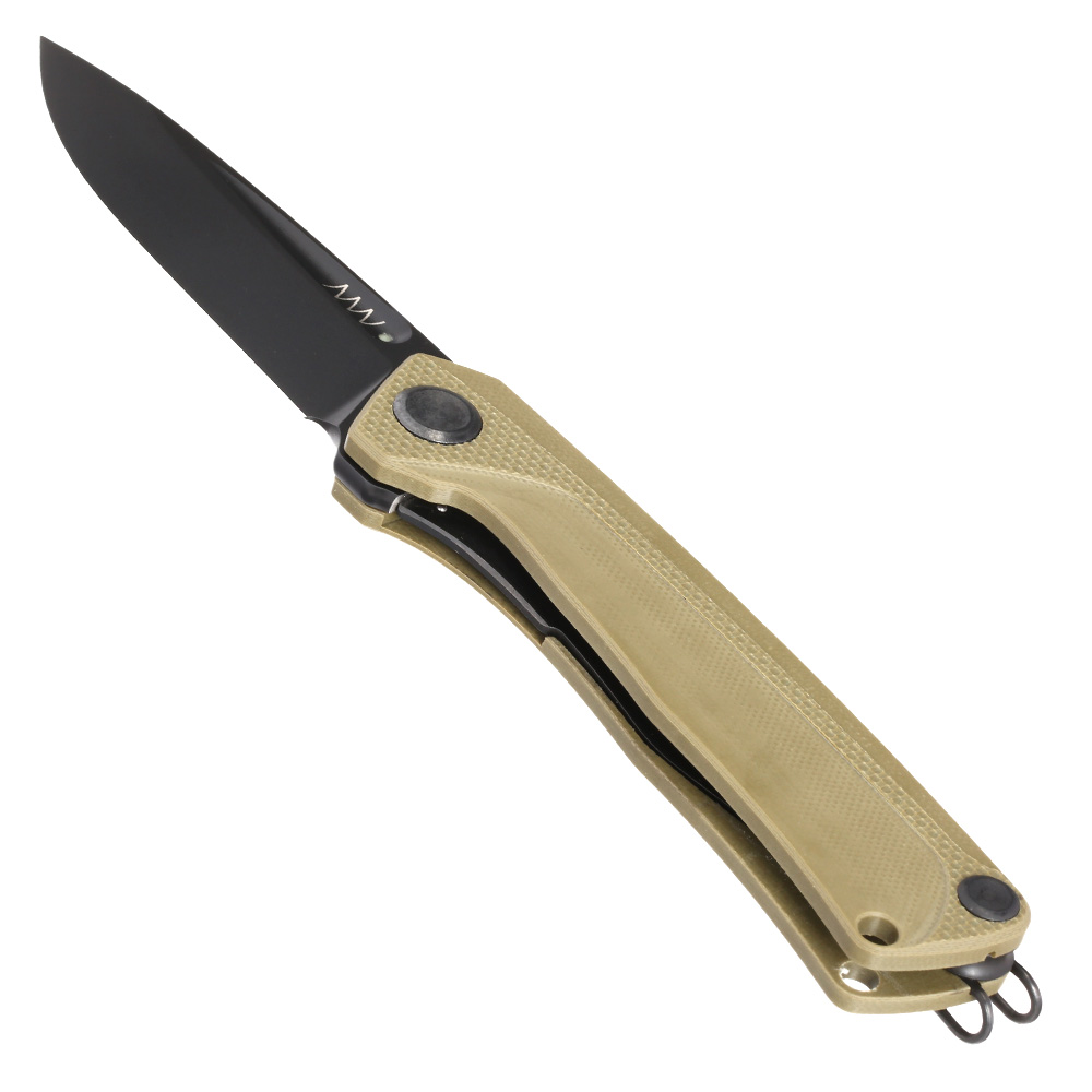 ANV Knives Taschenmesser Z200 G10 Sleipner Stahl oliv inkl. Grtelclip Bild 2
