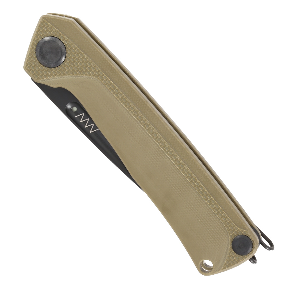 ANV Knives Taschenmesser Z200 G10 Sleipner Stahl oliv inkl. Grtelclip Bild 4