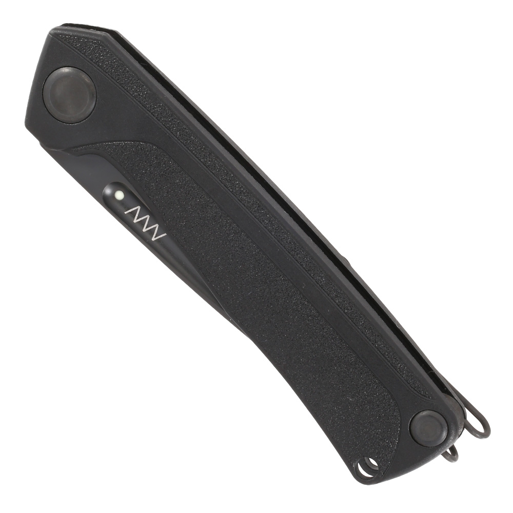 ANV Knives Taschenmesser Z200 Sleipner Stahl schwarz inkl. Grtelclip Bild 4