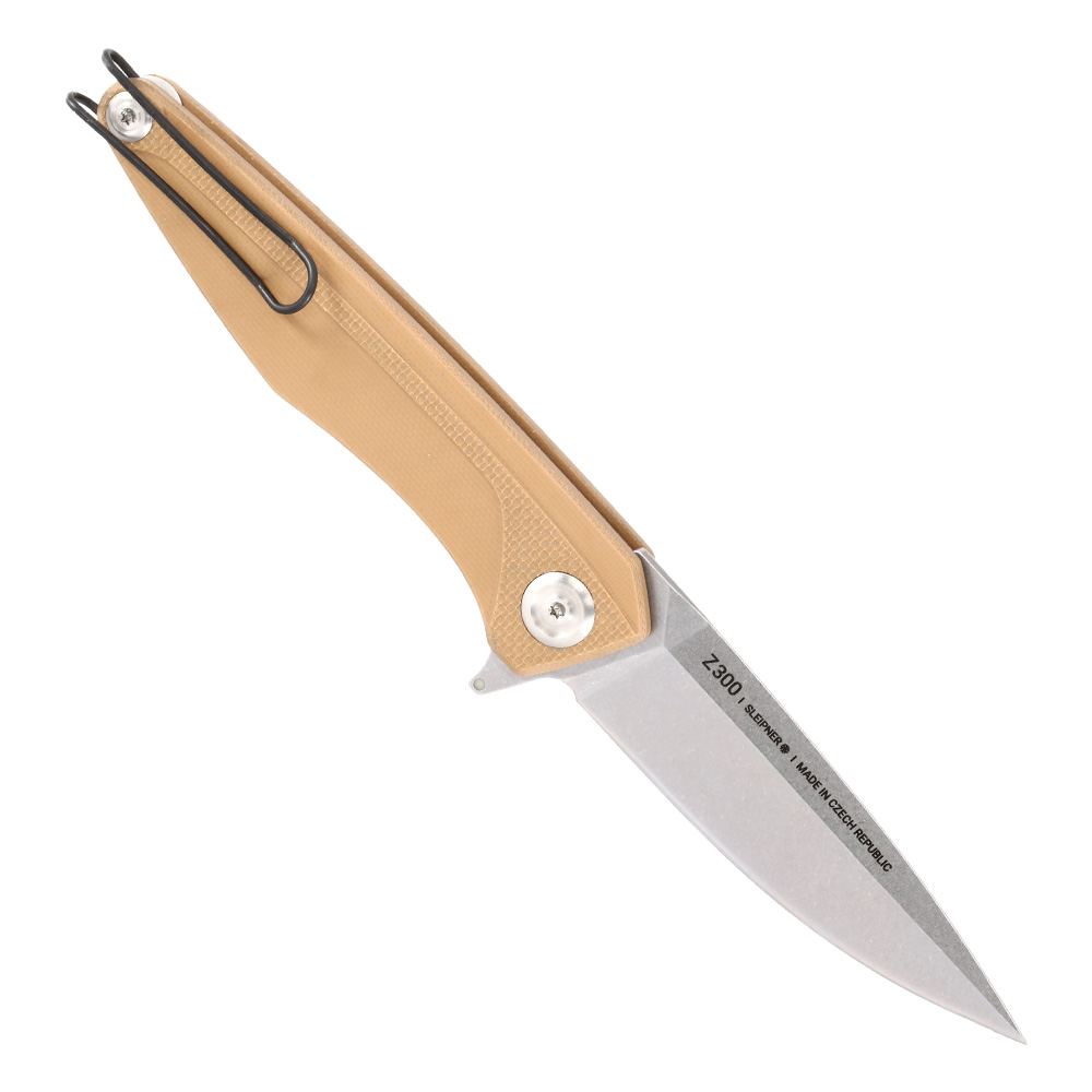 ANV Knives Einhandmesser Z300 G10 Sleipner Stahl coyote/stonewash inkl. Grtelclip Bild 1