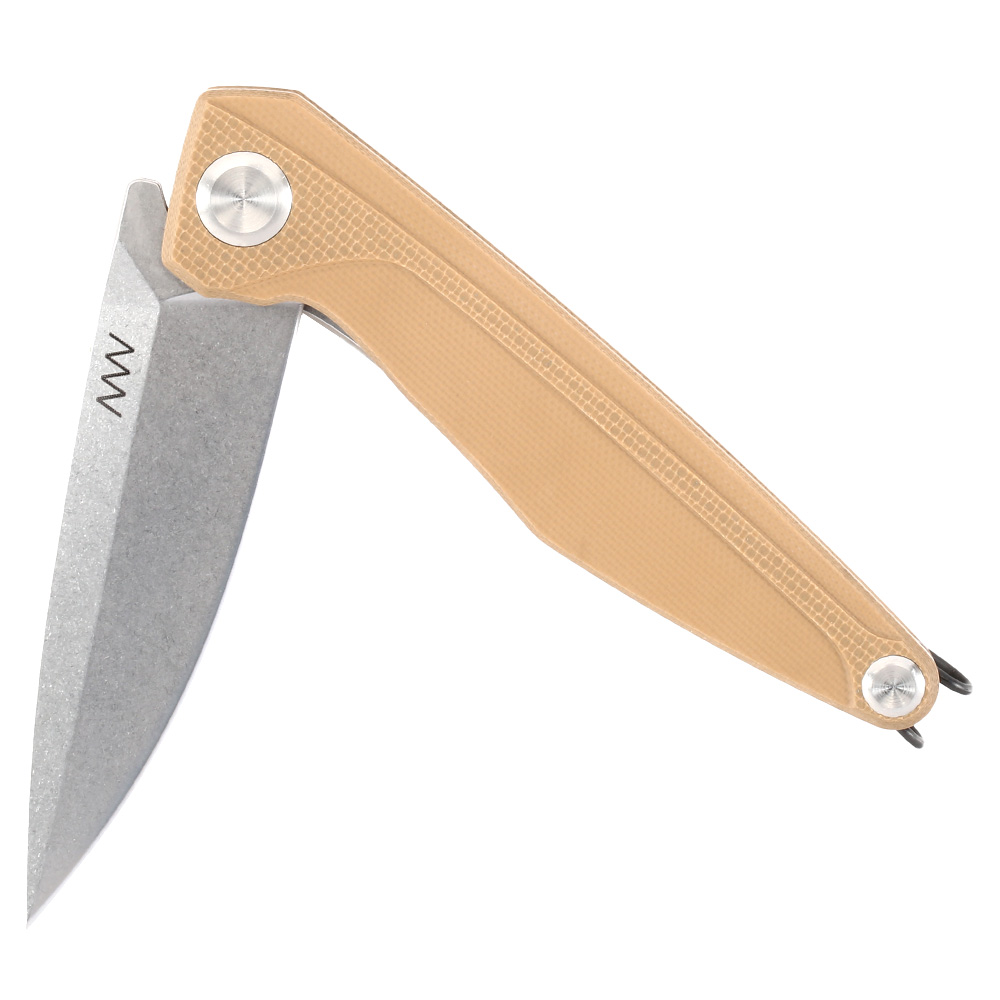 ANV Knives Einhandmesser Z300 G10 Sleipner Stahl coyote/stonewash inkl. Grtelclip Bild 3