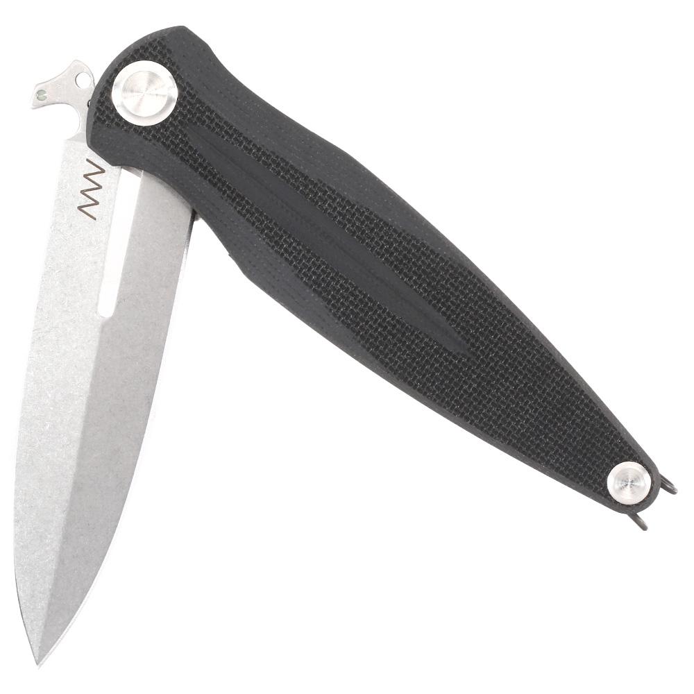 ANV Knives Einhandmesser Z400 BB G10 Sleipner Stahl schwarz/stonewash inkl. Grtelclip Bild 3