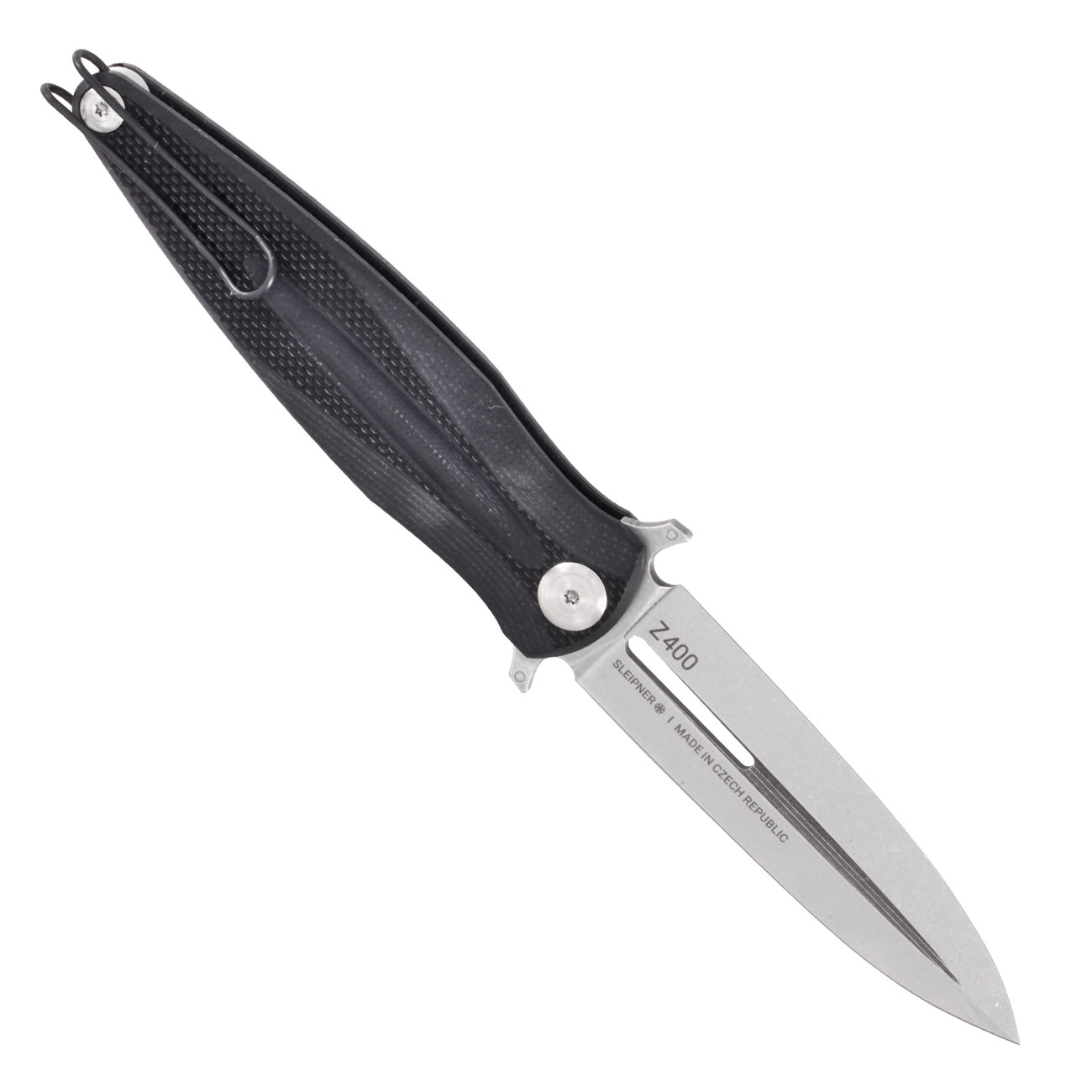 ANV Knives Einhandmesser Z400 BB G10 Sleipner Stahl schwarz/stonewash inkl. Grtelclip Bild 1