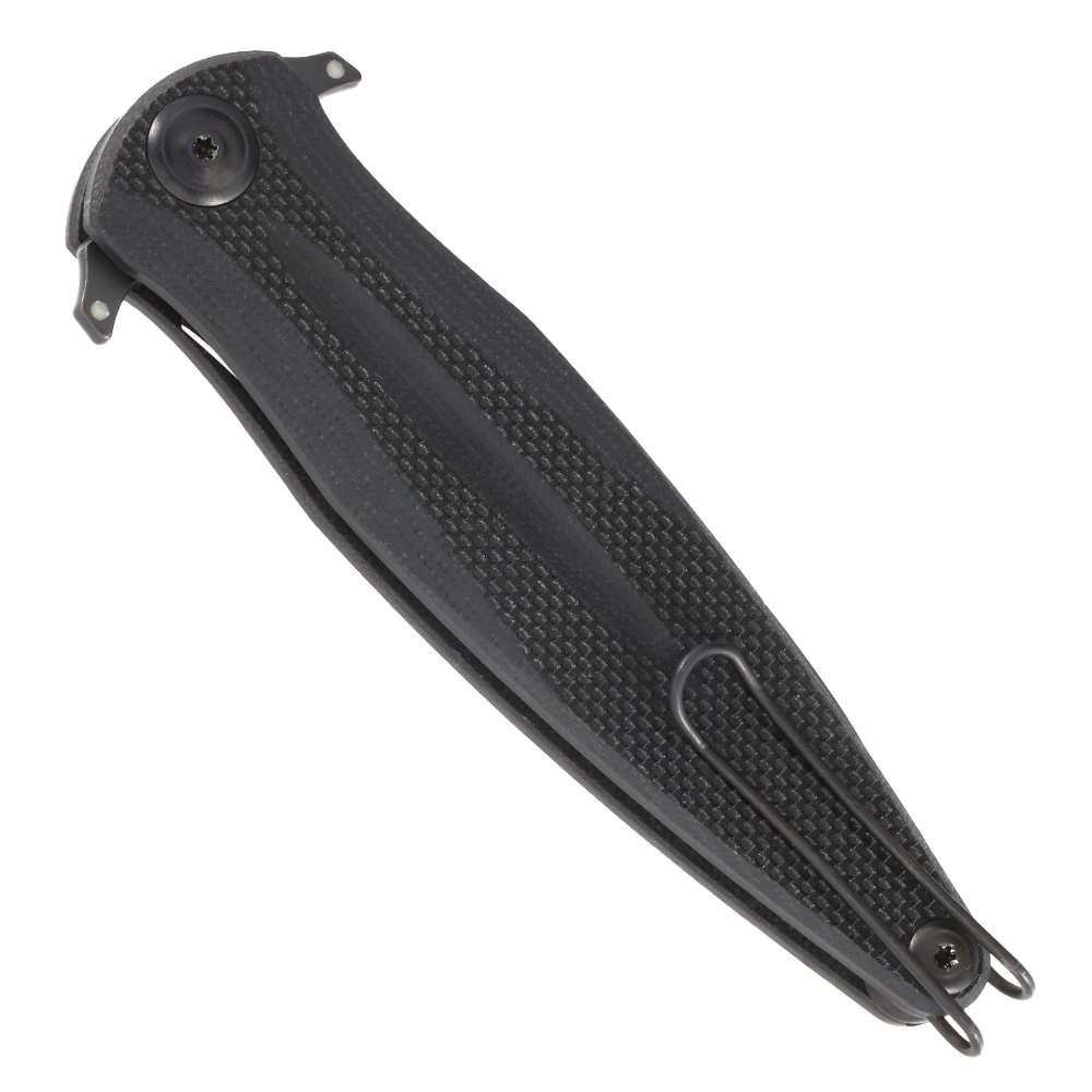 ANV Knives Einhandmesser Z400 G10 Sleipner Stahl schwarz inkl. Grtelclip Bild 5