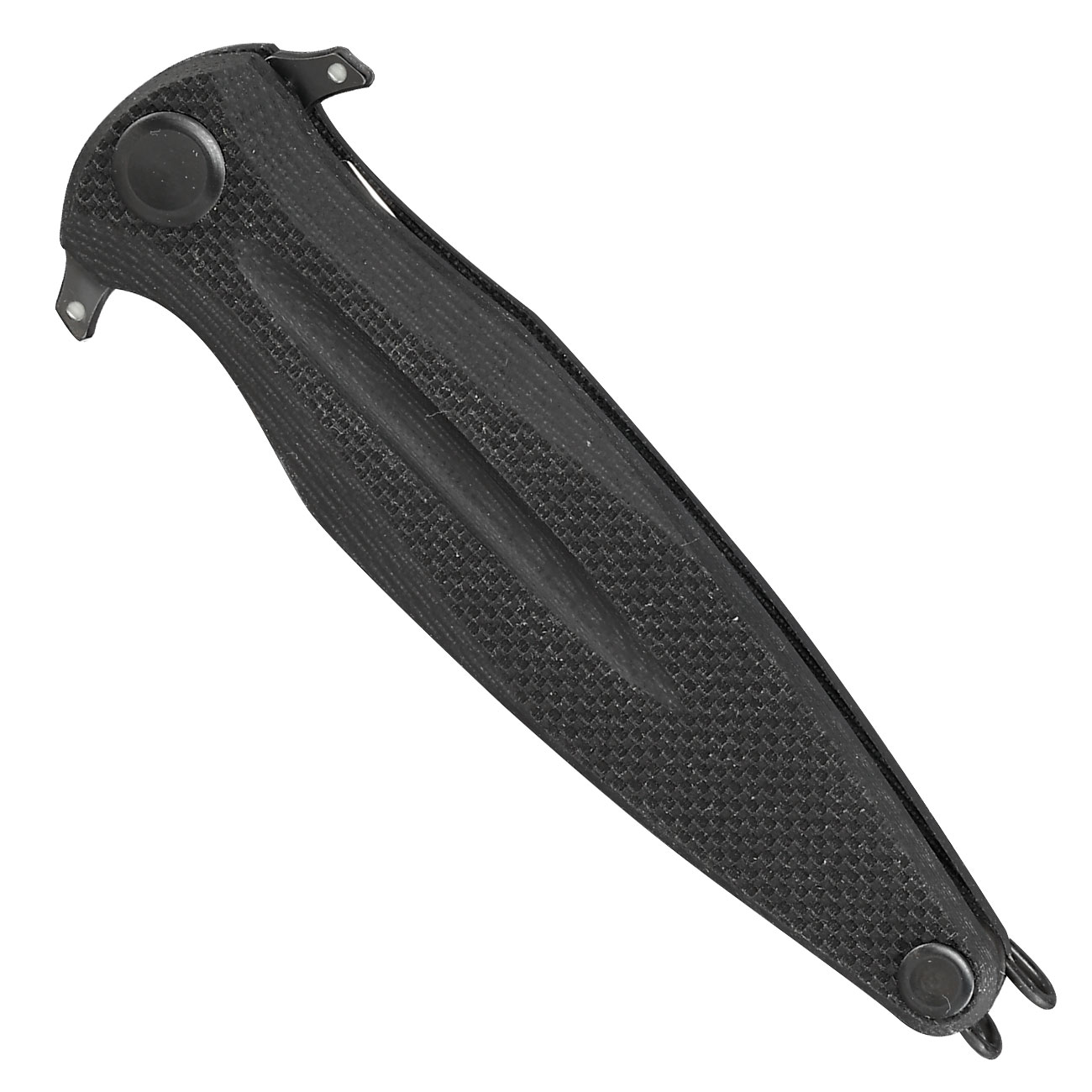 ANV Knives Einhandmesser Z400 BB G10 Sleipner Stahl schwarz inkl. Grtelclip Bild 4