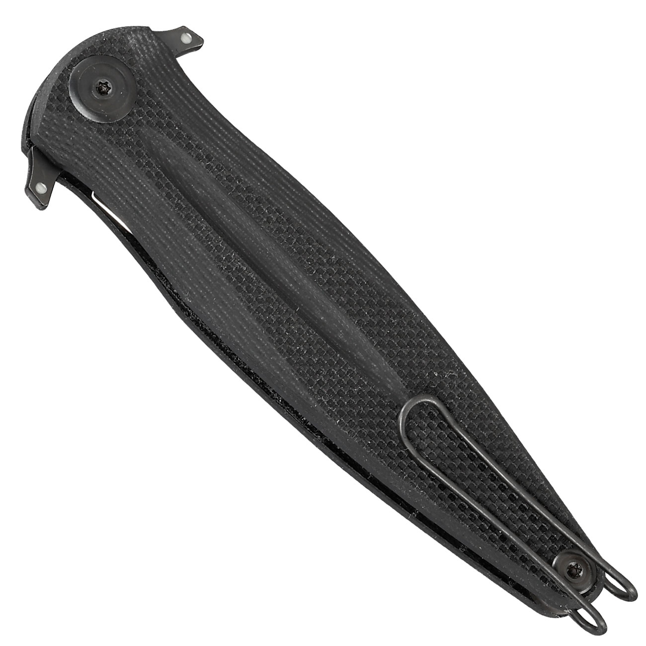 ANV Knives Einhandmesser Z400 BB G10 Sleipner Stahl schwarz inkl. Grtelclip Bild 5