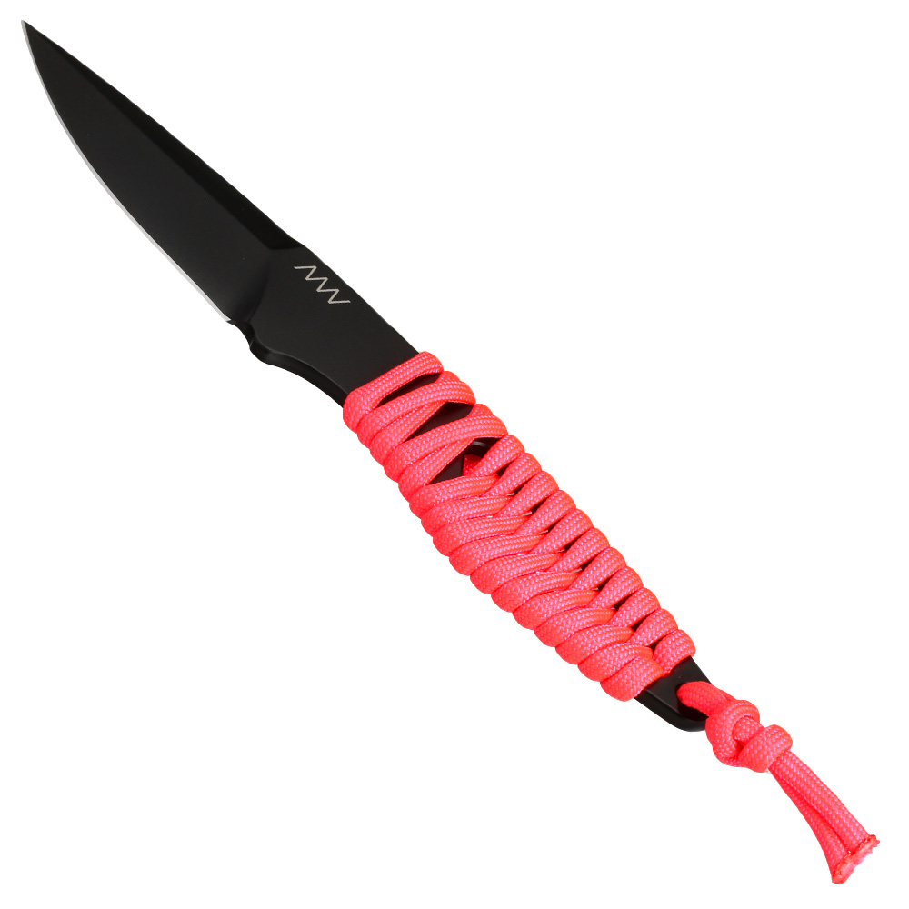 ANV Knives Neck Knife P100 Sleipner Stahl Cerakote schwarz/pink inkl. Kydex Scheide Bild 2