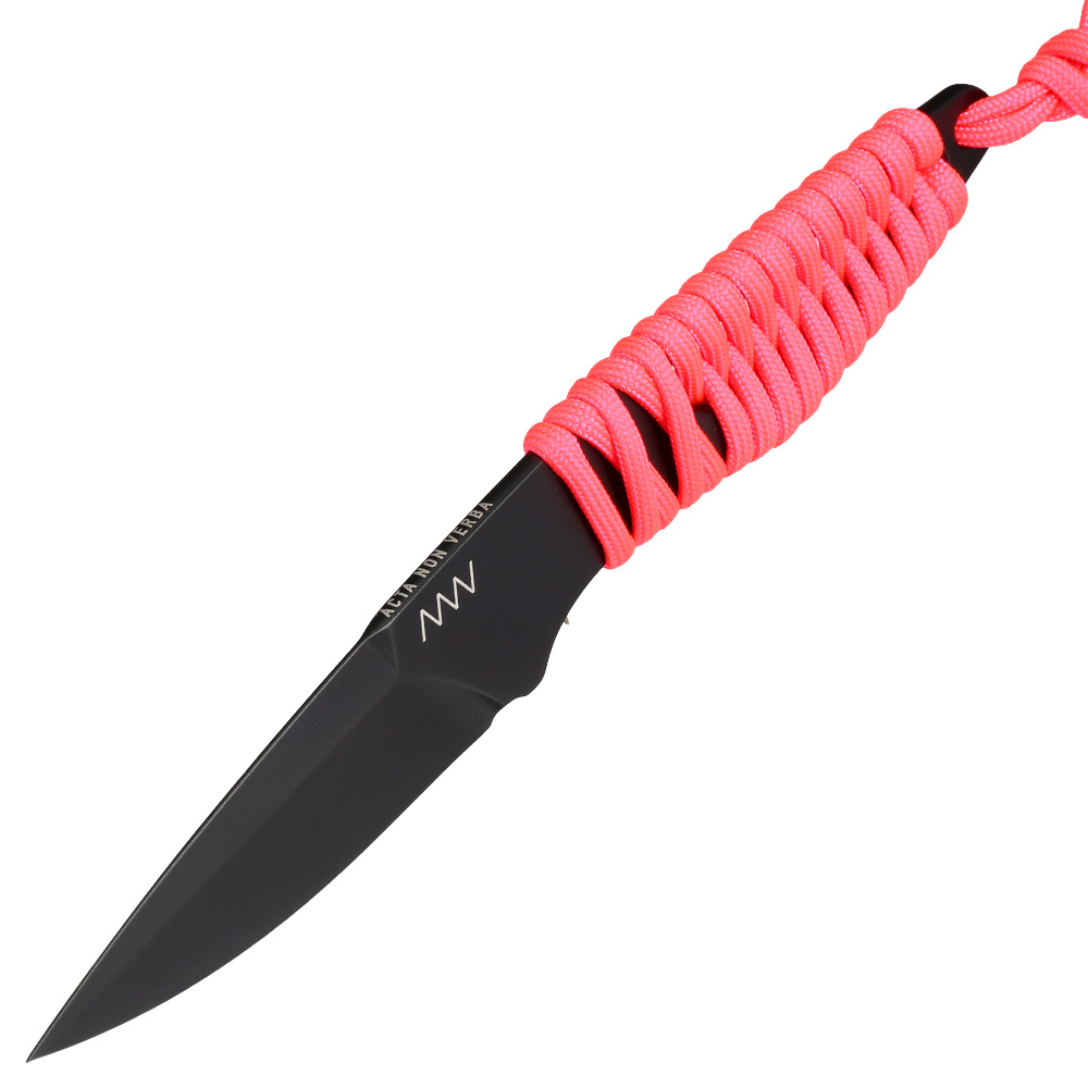 ANV Knives Neck Knife P100 Sleipner Stahl Cerakote schwarz/pink inkl. Kydex Scheide Bild 8