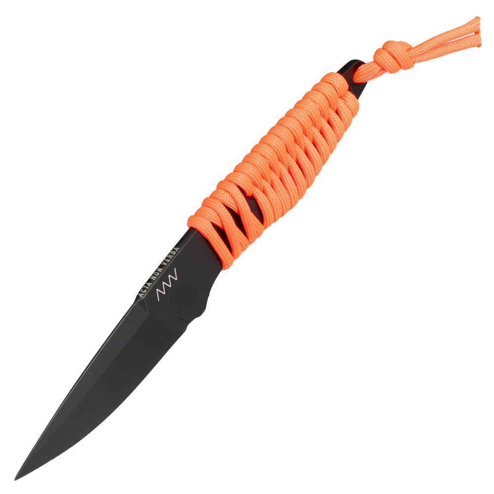 ANV Knives Neck Knife P100 Sleipner Stahl Cerakote schwarz/orange inkl. Kydex Scheide Bild 8