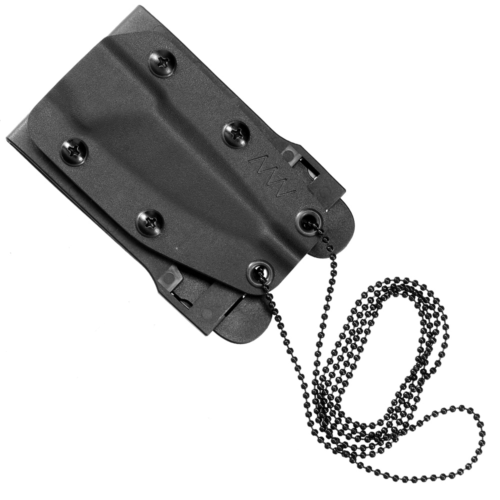 ANV Knives Neck Knife P100 Sleipner Stahl Cerakote schwarz/coyote inkl. Kydex Scheide Bild 1