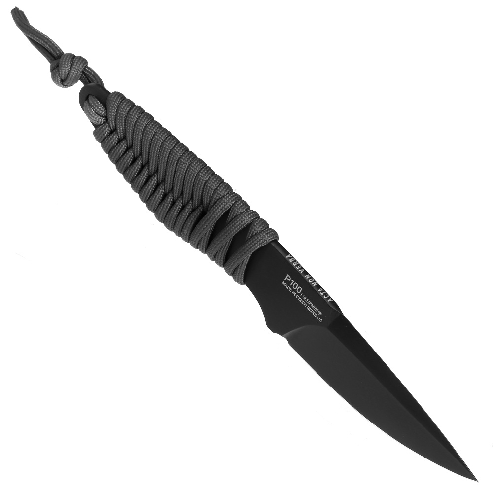 ANV Knives Neck Knife P100 Sleipner Stahl Cerakote schwarz/grau inkl. Kydex Scheide Bild 7