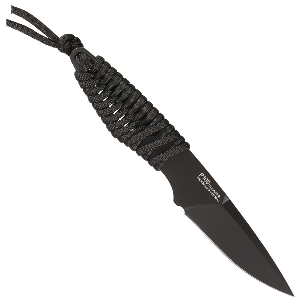 ANV Knives Neck Knife P100 Sleipner Stahl Cerakote schwarz inkl. Kydex Scheide Bild 1