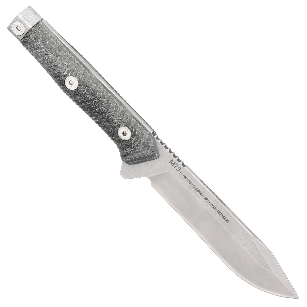 ANV Knives Outdoormesser M73 Kontos Sleipner Stahl Micarta Stonewash inkl. Kydexscheide Bild 1