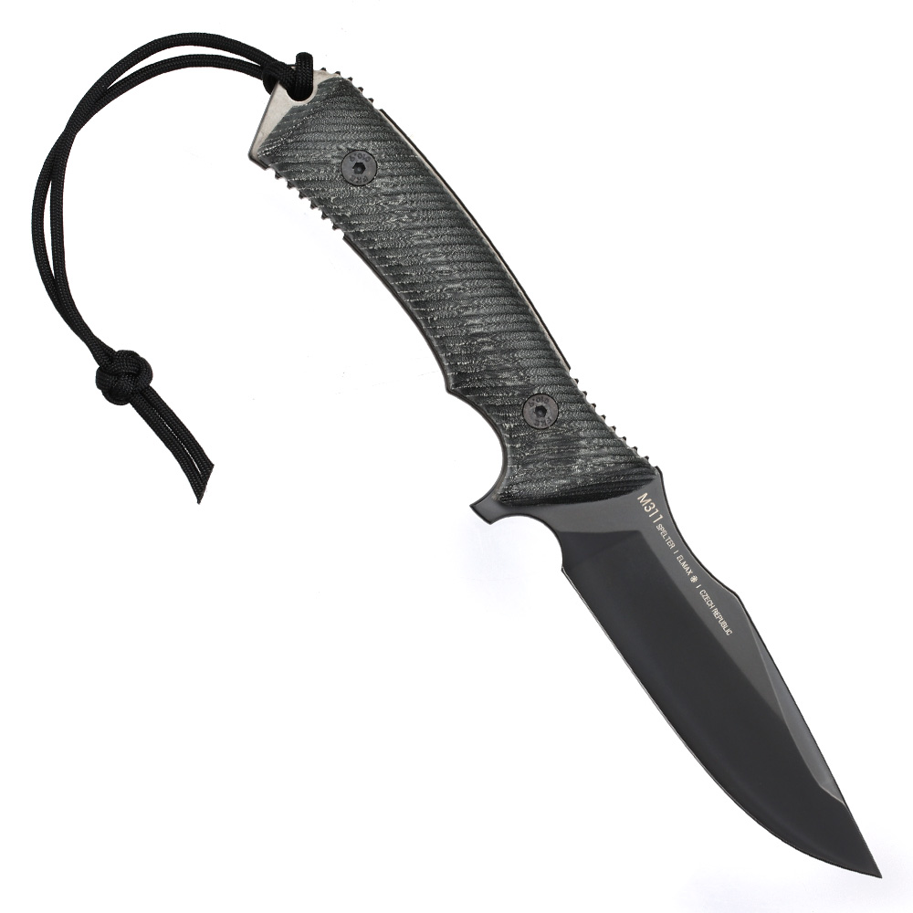 ANV Knives Outdoormesser M311 Spelter Elmax Stahl Micarta schwarz inkl. Kydexscheide Bild 6