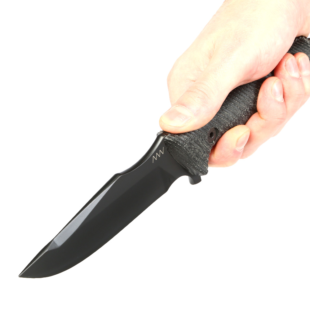 ANV Knives Outdoormesser M311 Spelter Elmax Stahl Micarta schwarz inkl. Kydexscheide Bild 1