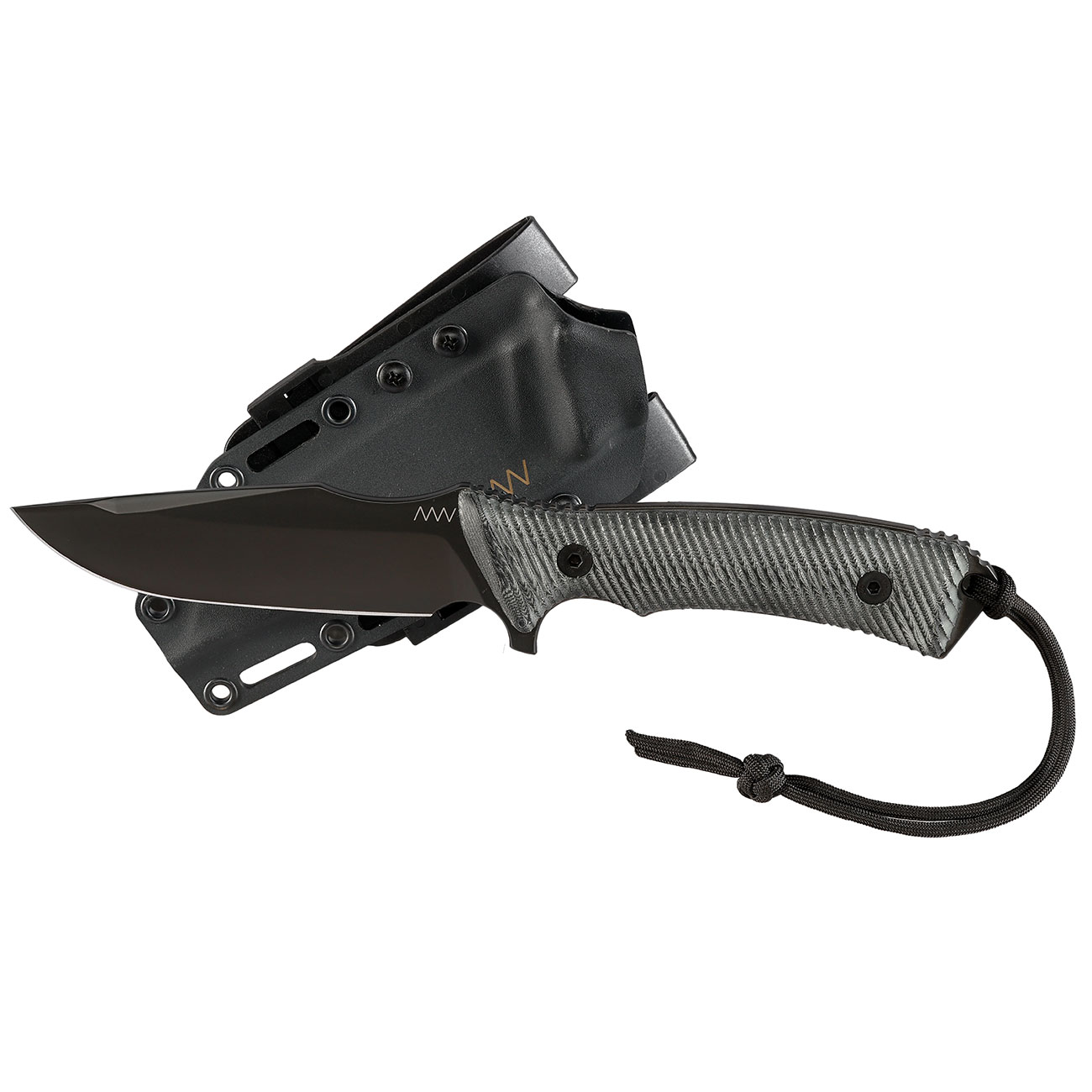ANV Knives Outdoormesser M311 Spelter Elmax Stahl Micarta schwarz inkl. Kydexscheide Bild 3