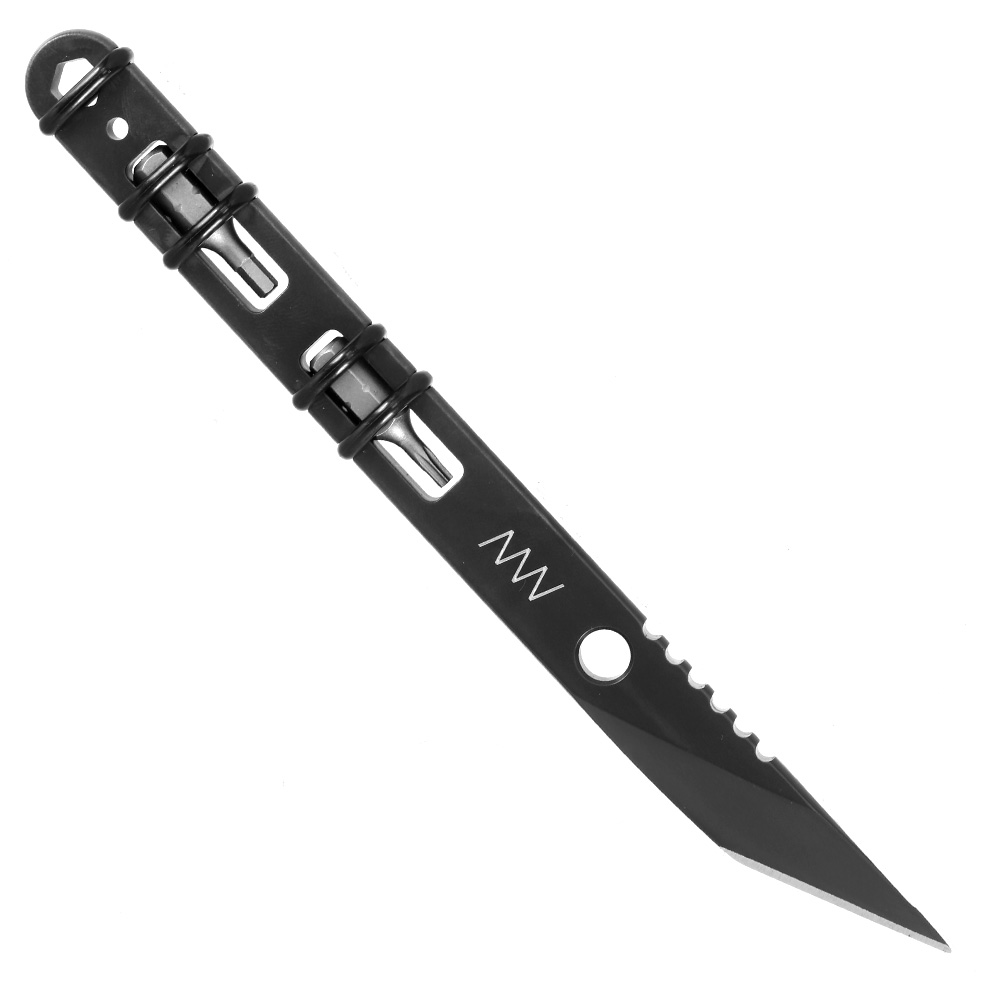 ANV Knives EDC Messer M050 CMS Elmax Stahl schwarz inkl. Kydexscheide, Bits Bild 1