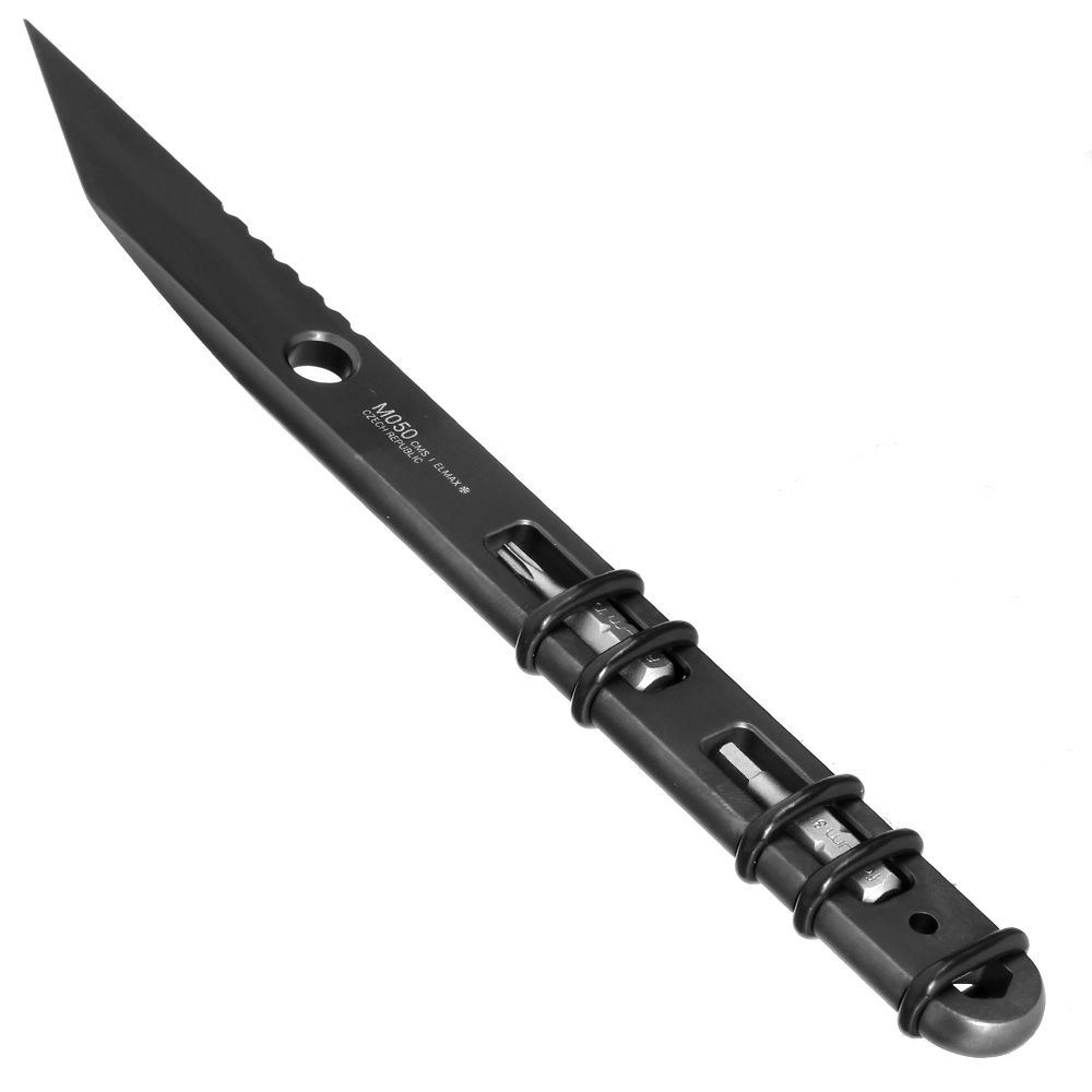 ANV Knives EDC Messer M050 CMS Elmax Stahl schwarz inkl. Kydexscheide, Bits Bild 2