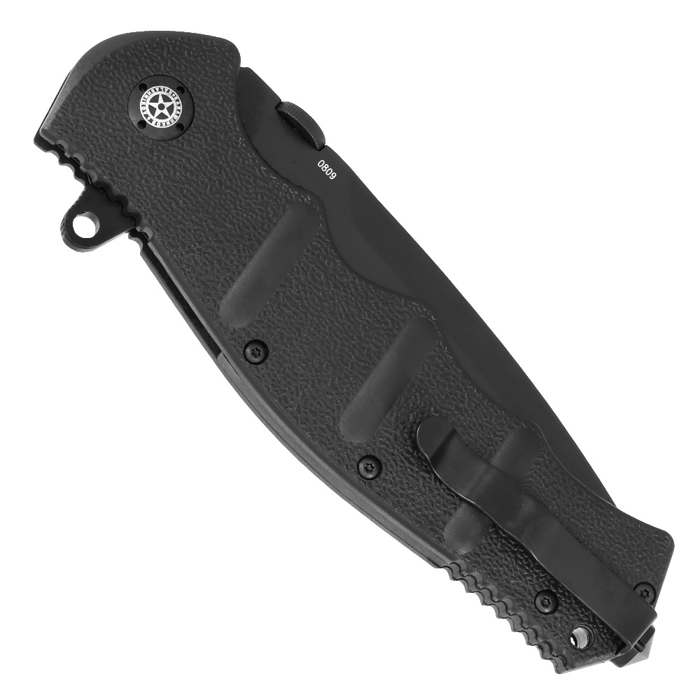 Bker Plus Einhandmesser AK101 2.0 schwarz inkl. Grtelclip und Glasbrecher Bild 5