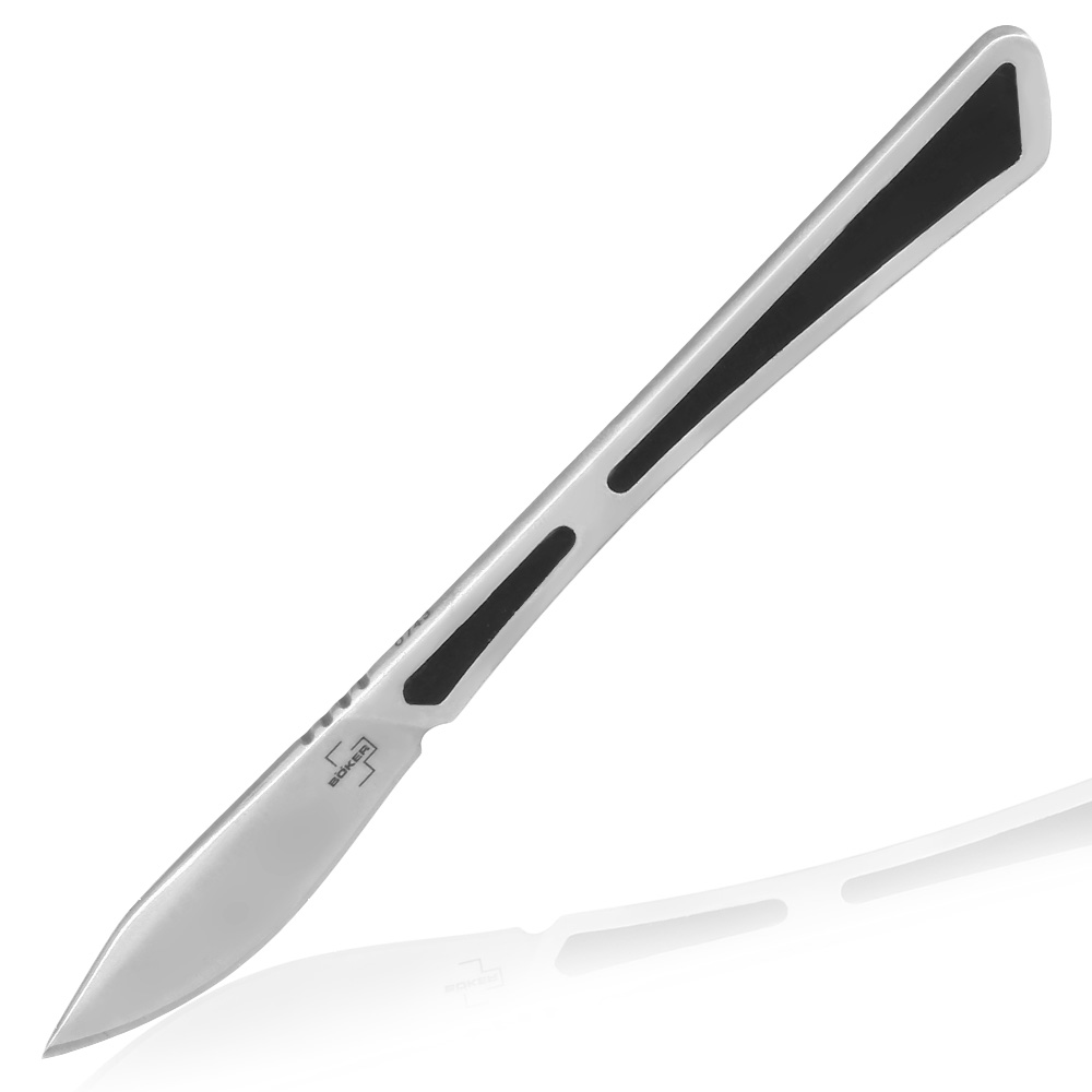 Bker Plus Neck Knife Scalpel D2 Stahl silber inkl. Kydexscheide