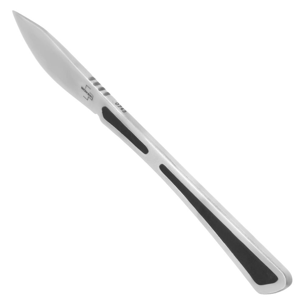 Bker Plus Neck Knife Scalpel D2 Stahl silber inkl. Kydexscheide Bild 6
