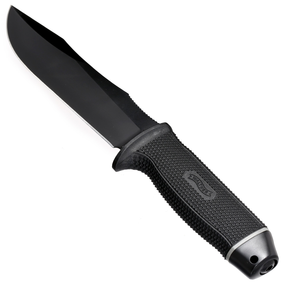 Walther Outdoormesser WB150 schwarz inkl. Kydexscheide Bild 1