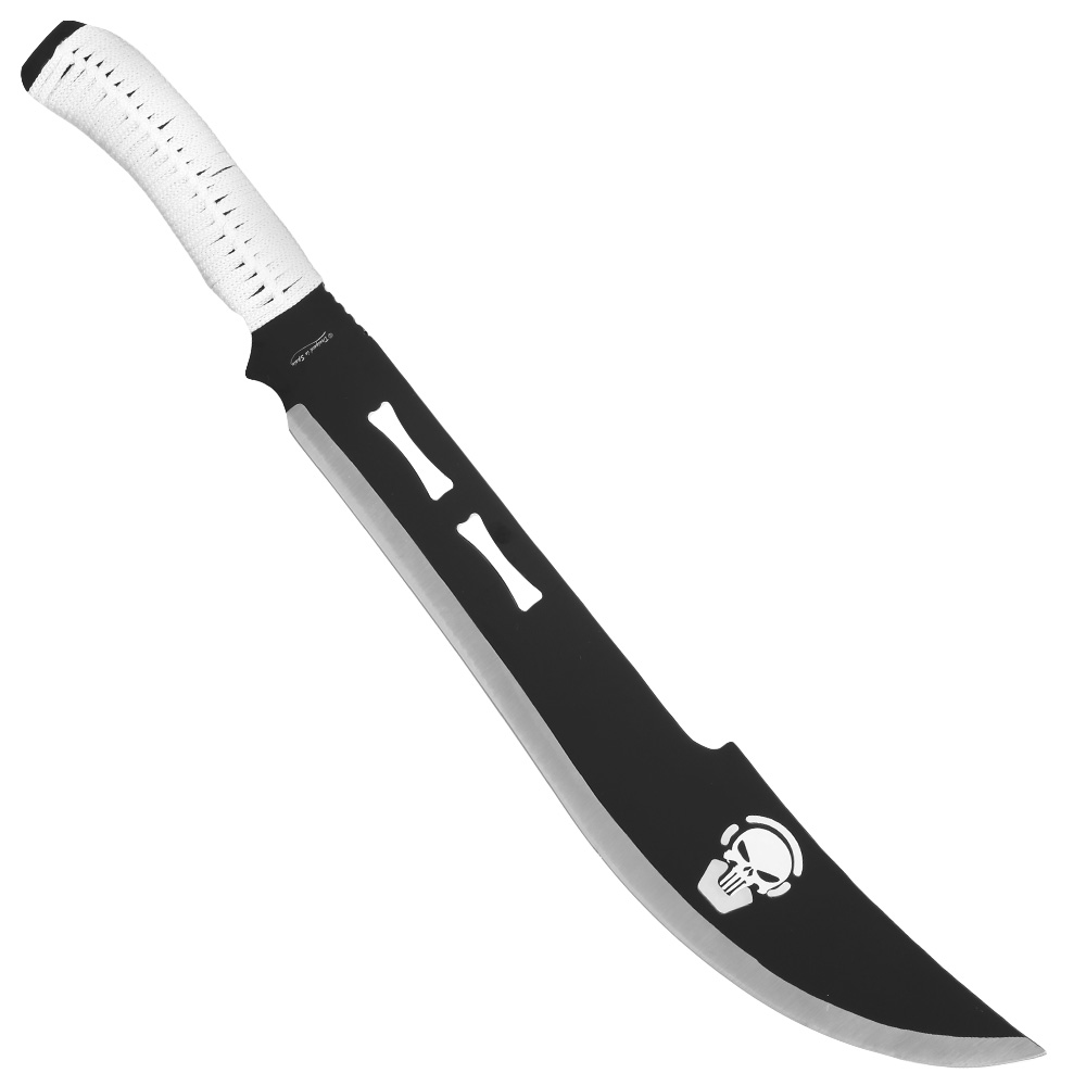 Machete White Skull schwarz/wei inkl. Nylonscheide Bild 1