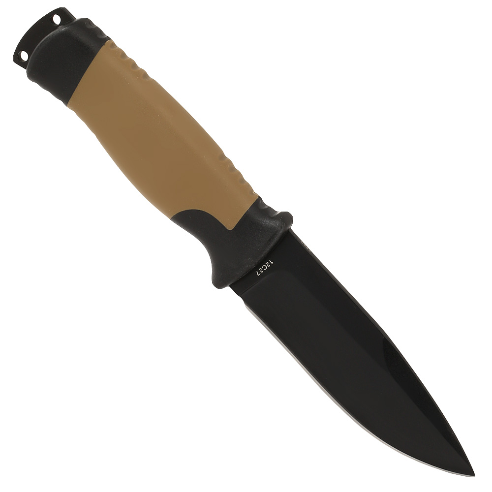 Bker Plus Outdoormesser Desertman schwarz/tan inkl. Kunststoffscheide Bild 1