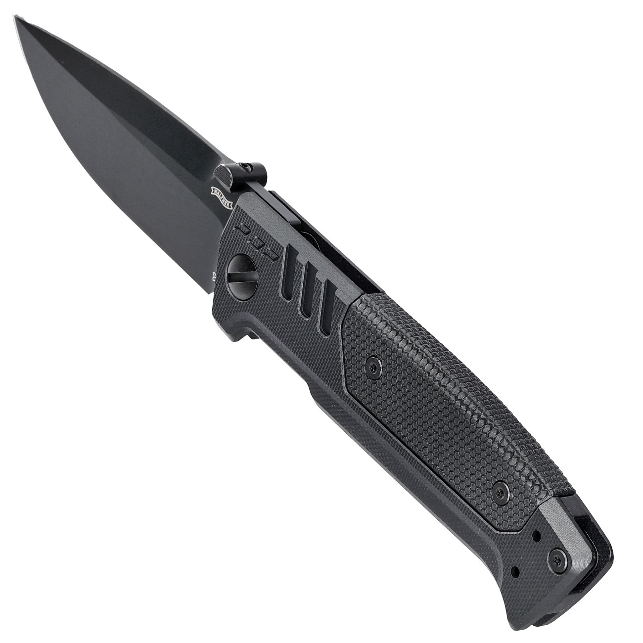 Walther Einhandmesser PDP D2 Stahl schwarz inkl. Grtelclip Bild 7
