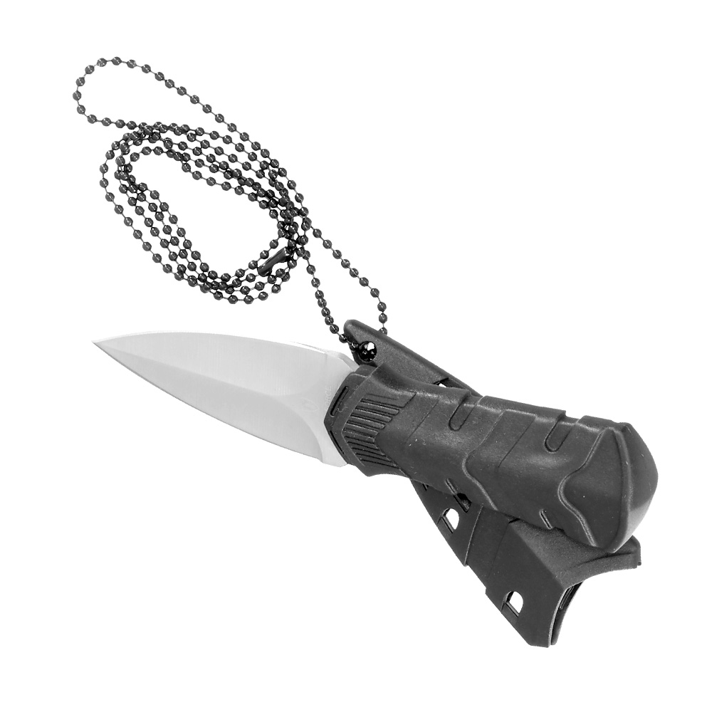 Elite Force Neck Knife EF718 schwarz inkl. Scheide und Kugelkette Bild 3