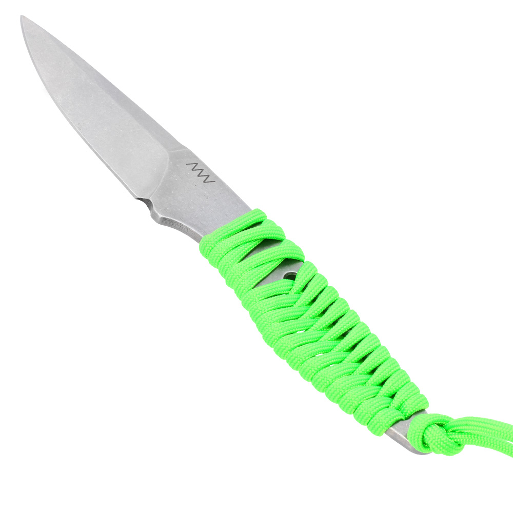 ANV Knives Neck Knife P100 Sleipner Stahl neon grn/stonewash inkl. Kydex Scheide Bild 2