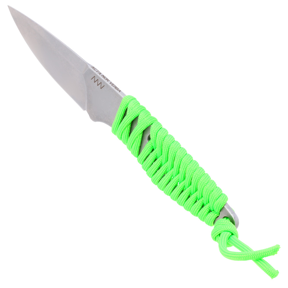 ANV Knives Neck Knife P100 Sleipner Stahl neon grn/stonewash inkl. Kydex Scheide Bild 6