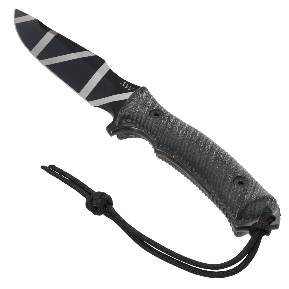 ANV Knives Outdoormesser M311 Spelter Elmax Stahl Micarta schwarz/camo inkl. Kydexscheide Bild 2