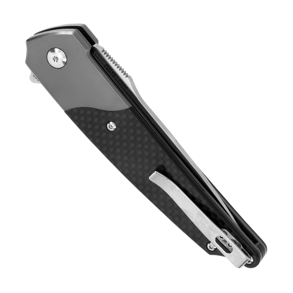 Amare Knives Einhandmesser Pocket Peak grau inkl. Grtelclip Bild 5