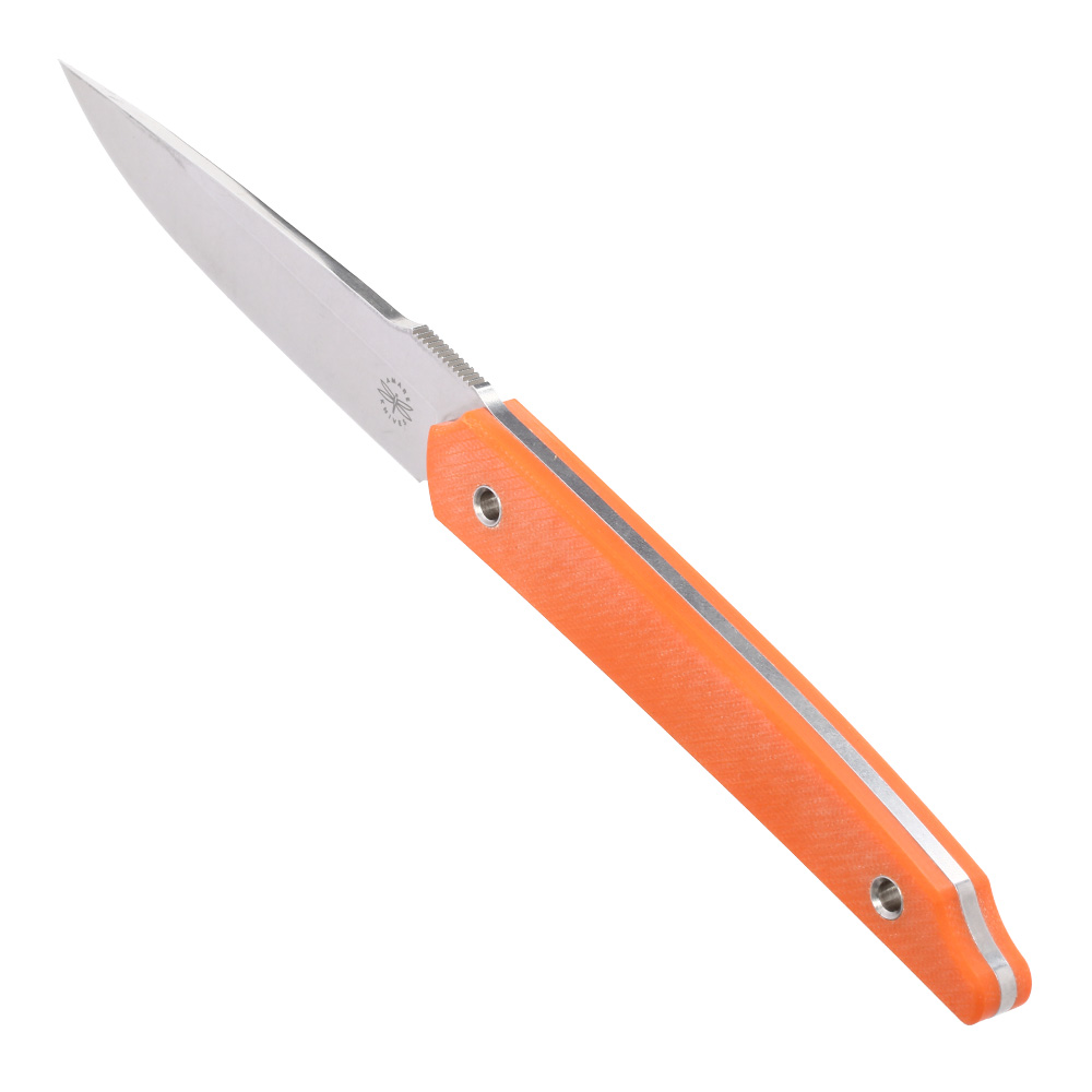 Amare Knives Grtelmesser Pocket Peak stonewash orange inkl. Kydexscheide Bild 6