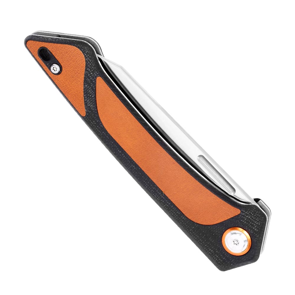Roxon Taschenmesser K2 Excellence Leather schwarz/braun inkl. Grtelclip und Lederetui Bild 4