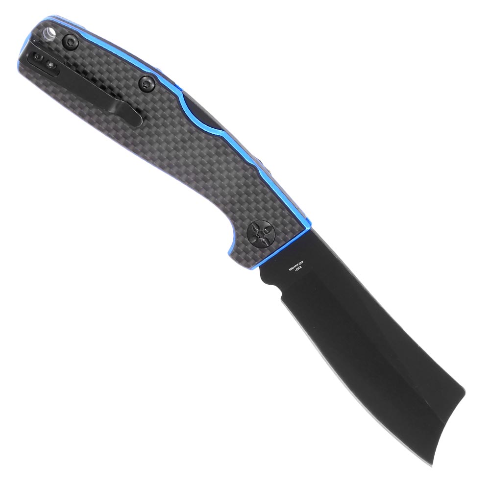 Haller Taschenmesser Carbonfiber II blau inkl. Grtelclip Bild 1