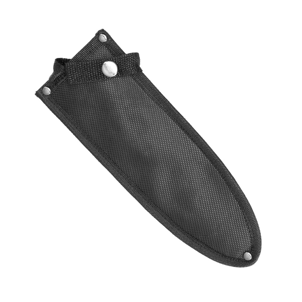 Haller Outdoormesser mit Sgezahnung schwarz inkl. Nylonscheide Bild 5