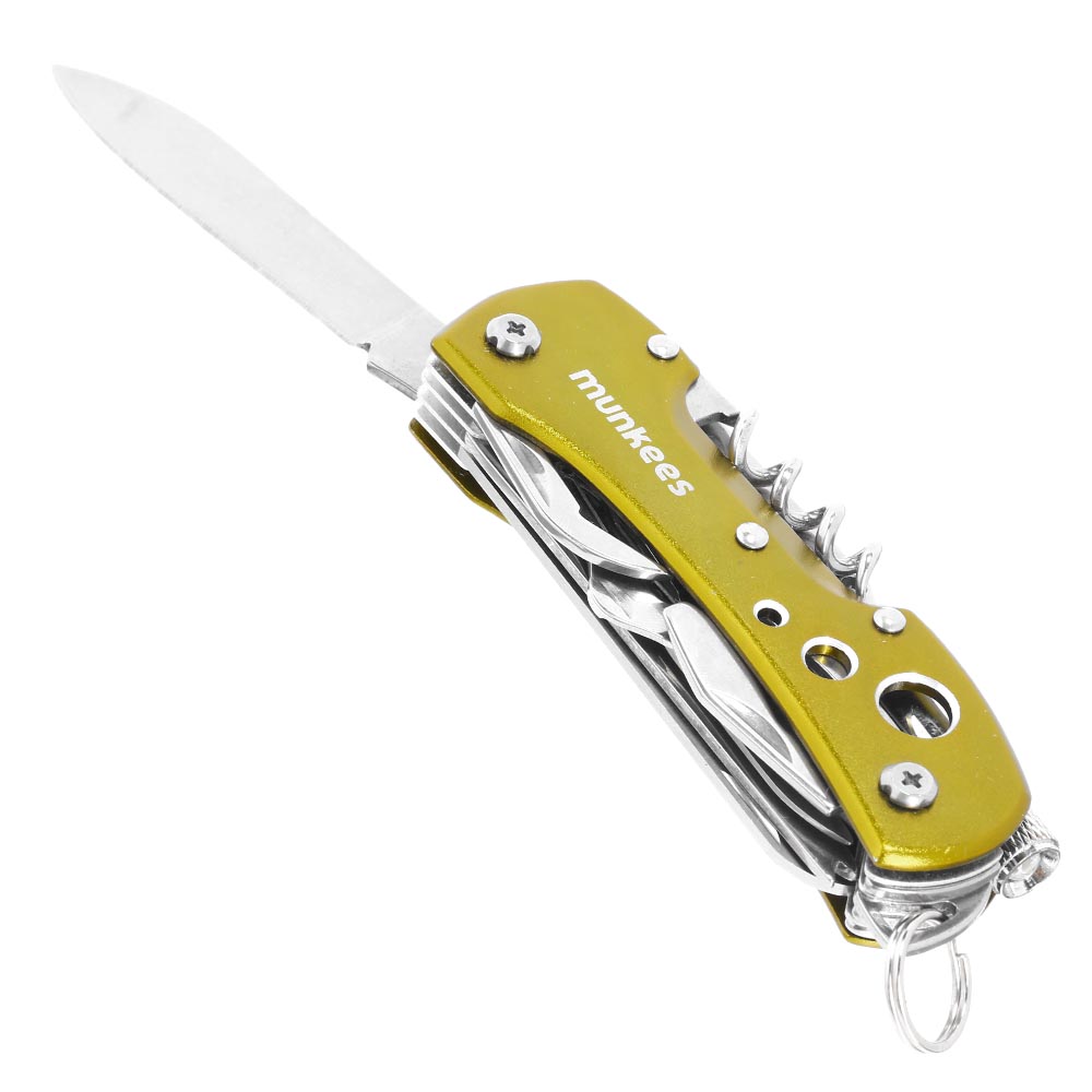 Munkees Taschenmesser LED mit 15 Funktionen grn Bild 1